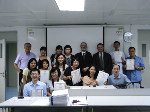 证书颁授仪式合照
