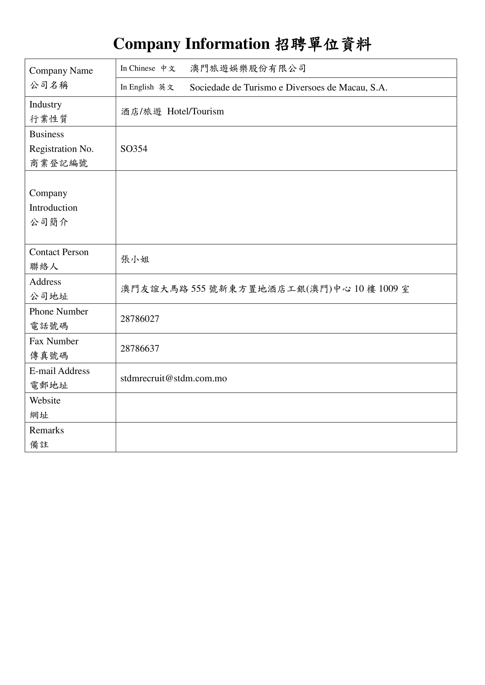 Quantity SurveyorSTDM 1