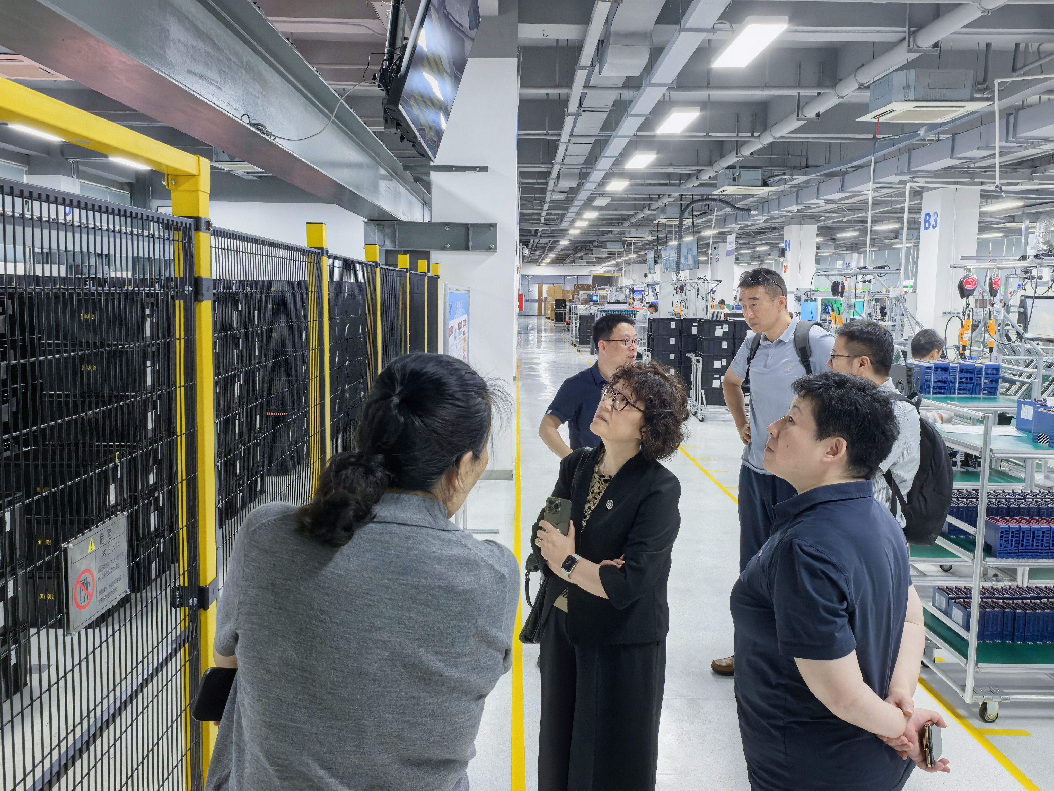 代表團參觀固高科技園